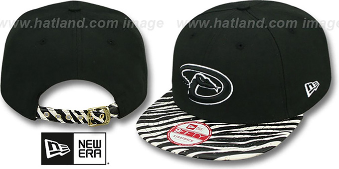 Diamondbacks 'OSTRICH-ZEBRA STRAPBACK' Hat by New Era