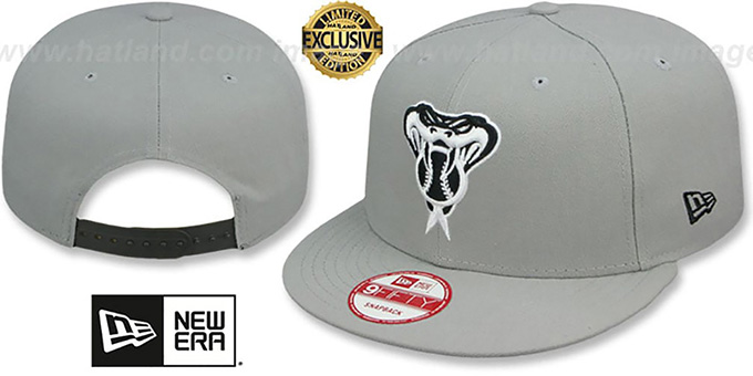 Diamondbacks 'TEAM-BASIC SNAPBACK' Grey-Black Hat by New Era