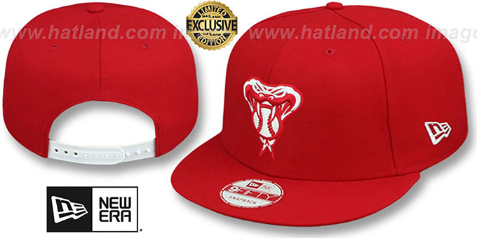 Diamondbacks 'TEAM-BASIC SNAPBACK' Red-White Hat by New Era