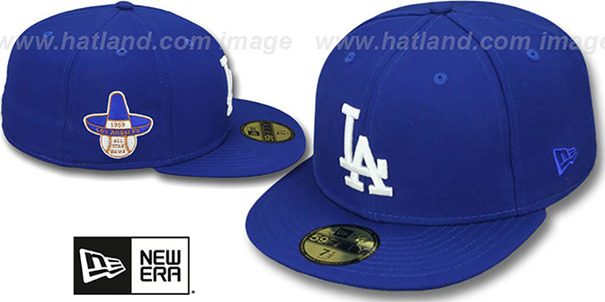 Dodgers 1959 'SIDE ALL-STAR-PATCH' Fitted Hat by New Era