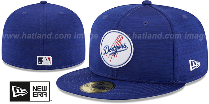 Dodgers '2023 CLUBHOUSE' Heather Royal Fitted Hat by New Era