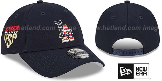 Dodgers 2023 'JULY 4TH STARS N STRIPES SNAP' Hat by New Era