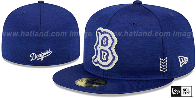 Dodgers '2024 COOPERSTOWN CLUBHOUSE' Heather Royal Fitted Hat by New Era