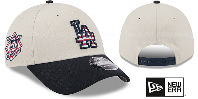 Dodgers 2024 'JULY 4TH STARS N STRIPES STRETCH SNAP' Hat by New Era