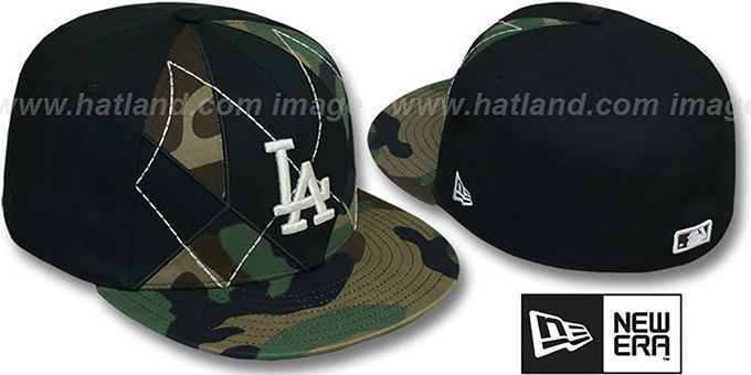 Dodgers 'ARMY CAMO BRADY' Fitted Hat by New Era