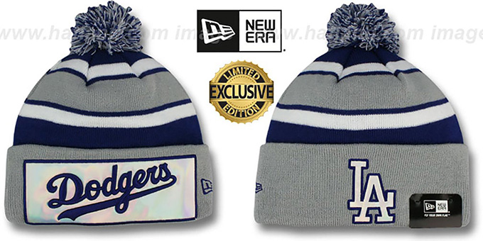 Dodgers 'BIG-SCREEN' Knit Beanie Hat by New Era