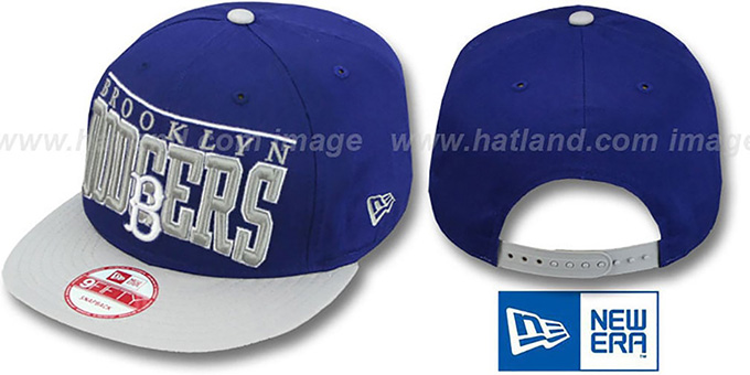 Dodgers COOP 'LE-ARCH SNAPBACK' Royal-Grey Hat by New Era