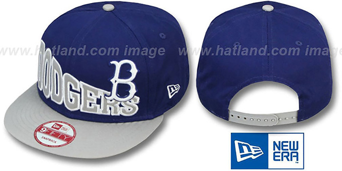 Dodgers COOP 'STOKED SNAPBACK' Royal-Grey Hat by New Era