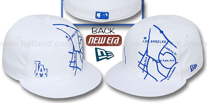 white dodgers hat