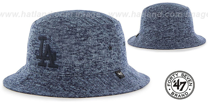 Dodgers 'LEDGEBROOK BUCKET' Navy Hat by Twins 47 Brand