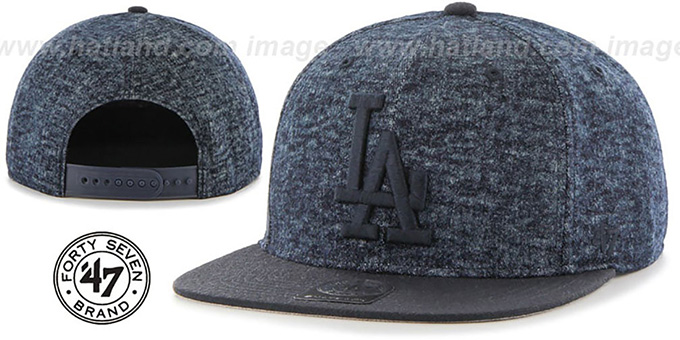 Dodgers 'LEDGEBROOK SNAPBACK' Navy Hat by Twins 47 Brand