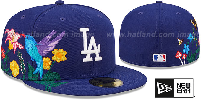 Dodgers 'SIDE-BLOOM' Royal Fitted Hat by New Era