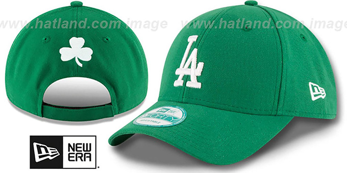 Dodgers 'ST PATRICKS DAY' Green Strapback Hat by New Era