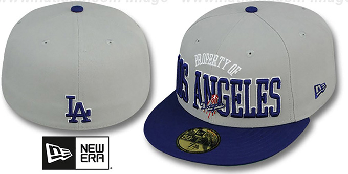 Dodgers 'TEAM-PRIDE' Grey-Royal Fitted Hat by New Era