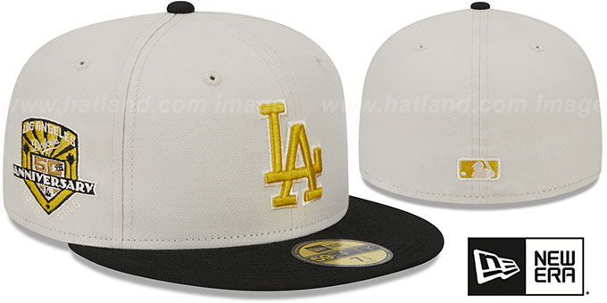 Dodgers 'TWO-TONE STONE' Fitted Hat by New Era