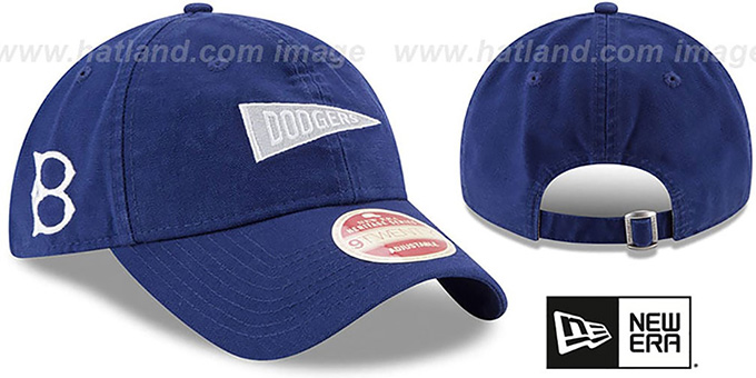 Dodgers 'VINTAGE PENNANT STRAPBACK' Royal Hat by New Era