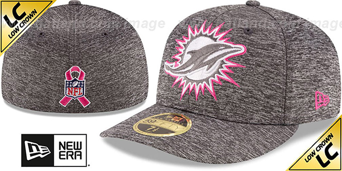 Dolphins '2016 LOW-CROWN BCA' Grey Fitted Hat by New Era