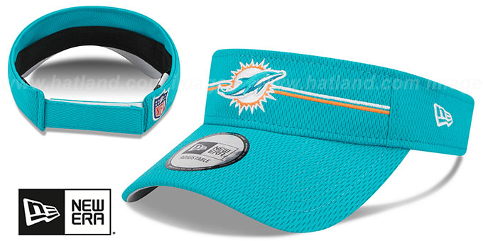 Dolphins 2023 'NFL TRAINING CAMP VISOR' Aqua by New Era