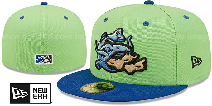 Drillers 'THEME NIGHT' Lime-Royal Fitted Hat by New Era