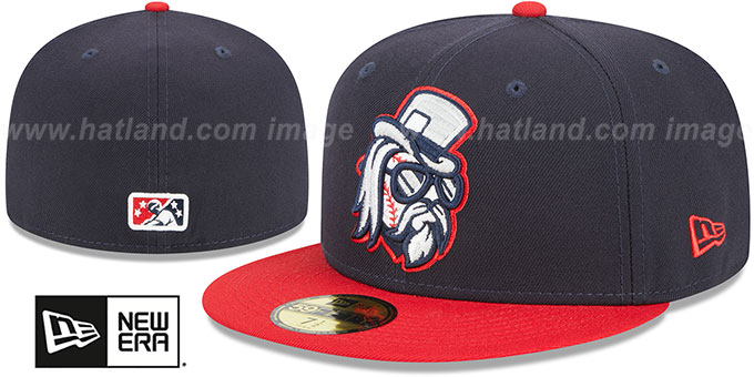 Drillers 'THEME NIGHT' Navy-Red Fitted Hat by New Era