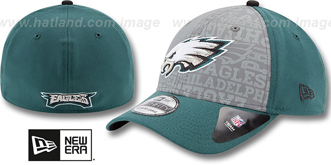 Eagles '2014 NFL DRAFT FLEX' Green Hat by New Era