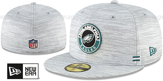 Eagles '2020 ONFIELD STADIUM' Heather Grey Fitted Hat by New Era