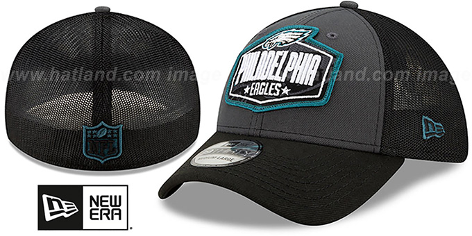 Eagles '2021 NFL TRUCKER DRAFT FLEX'  Hat by New Era