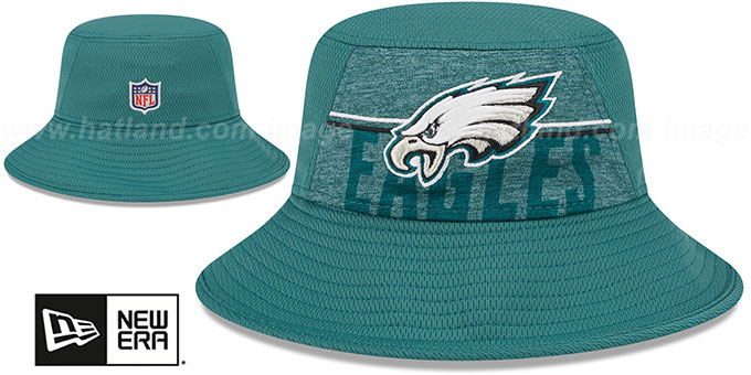 Eagles 2023 'NFL TRAINING CAMP BUCKET' Green Hat by New Era