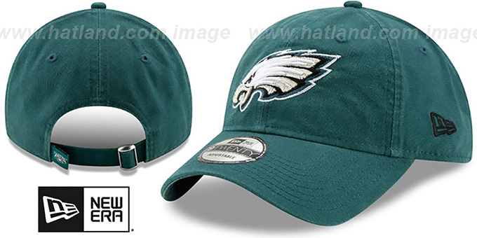 Eagles 'CORE-CLASSIC STRAPBACK' Green Hat by New Era