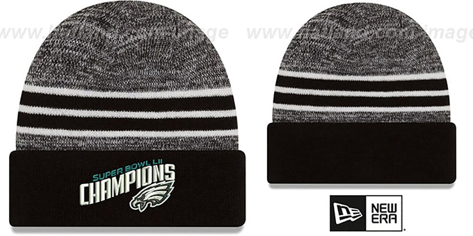 eagles super bowl knit hat