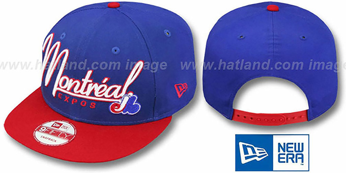 Expos '2T COOP CHARZ SNAPBACK' Royal-Red Hat by New Era