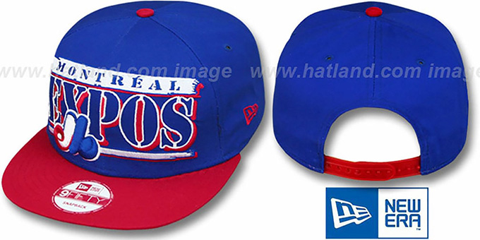 Expos COOP '2T STILL BREAKIN SNAPBACK' Royal-Red Hat by New Era