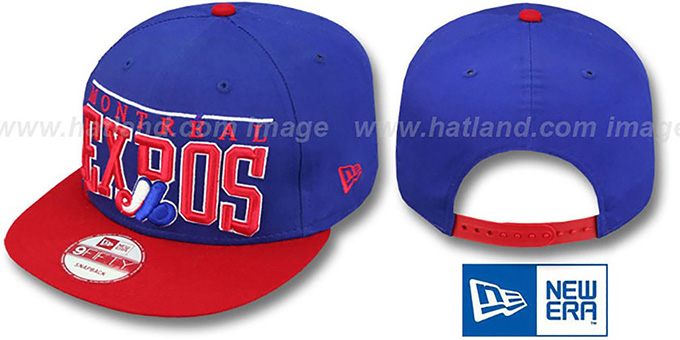 Expos COOP 'LE-ARCH SNAPBACK' Royal-Red Hat by New Era