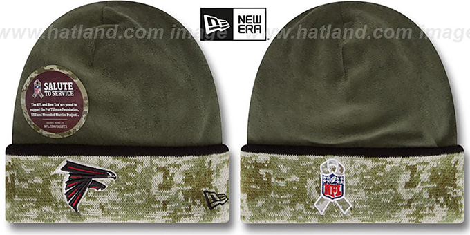 Falcons '2014 SALUTE-TO-SERVICE' Knit Beanie Hat by New Era