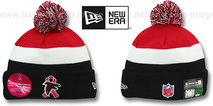 Falcons 'BCA CRUCIAL CATCH' Knit Beanie Hat by New Era