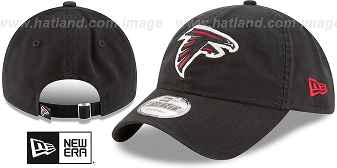 Falcons 'CORE-CLASSIC STRAPBACK' Black Hat by New Era