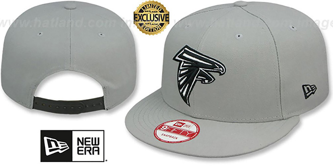 Falcons 'NFL TEAM-BASIC SNAPBACK' Grey-Black Hat by New Era