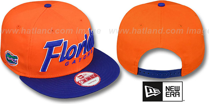 Florida 'SNAP-IT-BACK SNAPBACK' Orange-Royal Hat by New Era