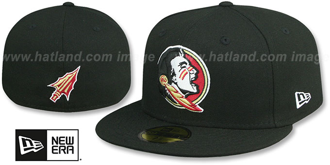 Florida State 'NCAA TEAM-BASIC' Black Fitted Hat by New Era