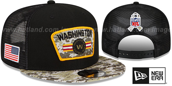 Football Team '2021 SALUTE-TO-SERVICE SNAPBACK' Black-Desert Hat by New Era