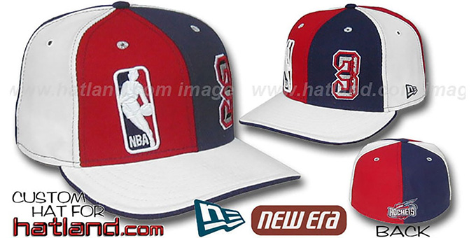 Francis 'DOUBLE WHAMMY' Red-Navy-white Fitted Hat