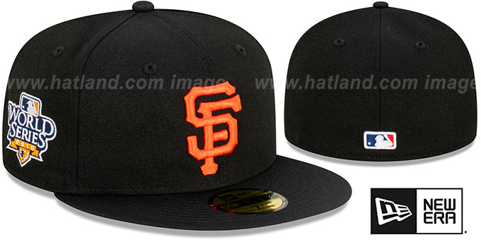 Giants 2010 'WORLD SERIES SIDE-PATCH UP' Fitted Hat by New Era