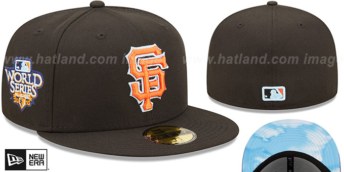 Giants 2010 WS 'CLOUD-UNDER' Black Fitted Hat by New Era