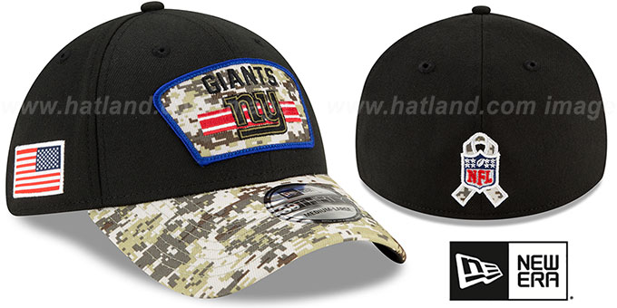 Giants '2021 SALUTE-TO-SERVICE FLEX' Black-Desert Hat by New Era