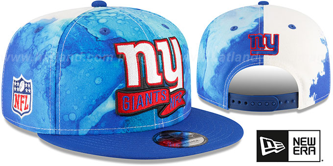 Giants '2022 NFL SIDELINE TIE-DYE SNAPBACK' Hat by New Era