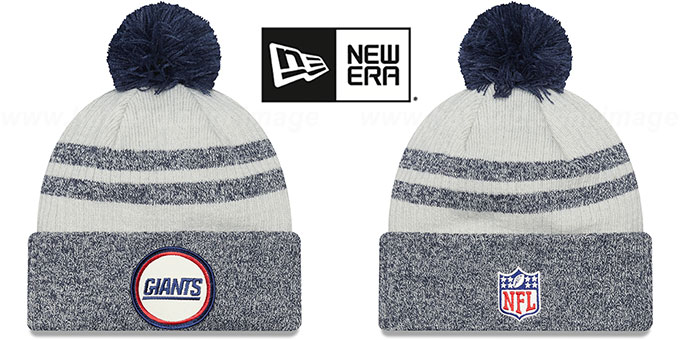 Giants '2022 NFL THROWBACK SIDELINE' Knit Beanie Hat by New Era