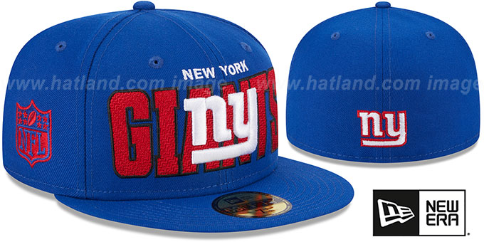 Giants 2023 'NFL DRAFT' Royal Fitted Hat by New Era