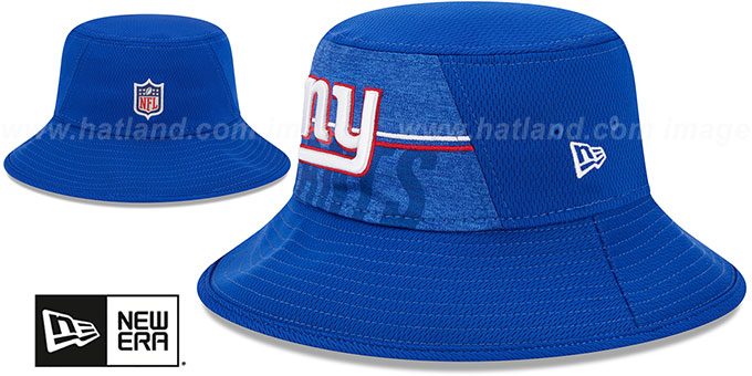 Giants 2023 'NFL TRAINING CAMP BUCKET' Royal Hat by New Era