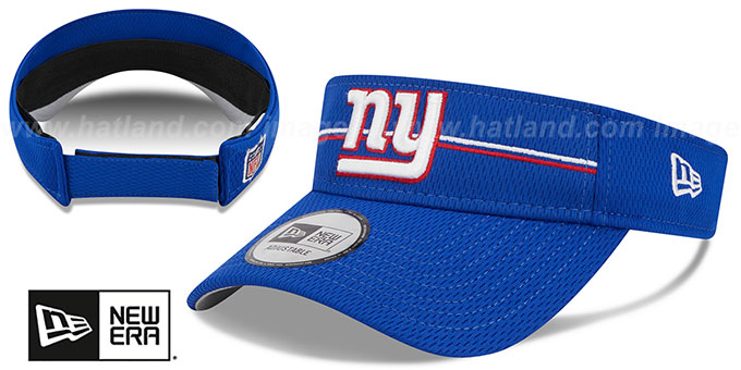 Giants 2023 'NFL TRAINING CAMP VISOR' Royal by New Era