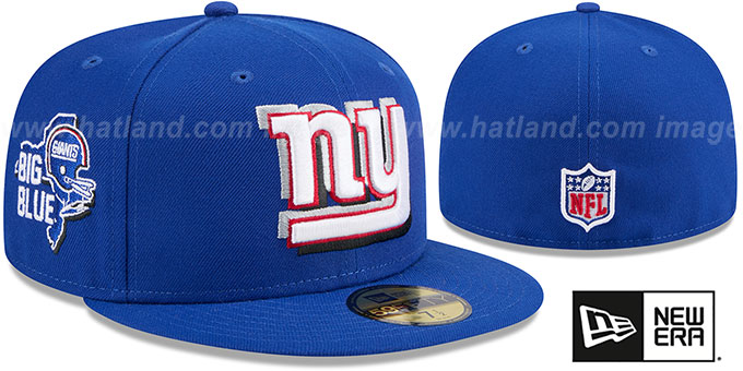 Giants 2024 'NFL DRAFT' Royal Fitted Hat by New Era